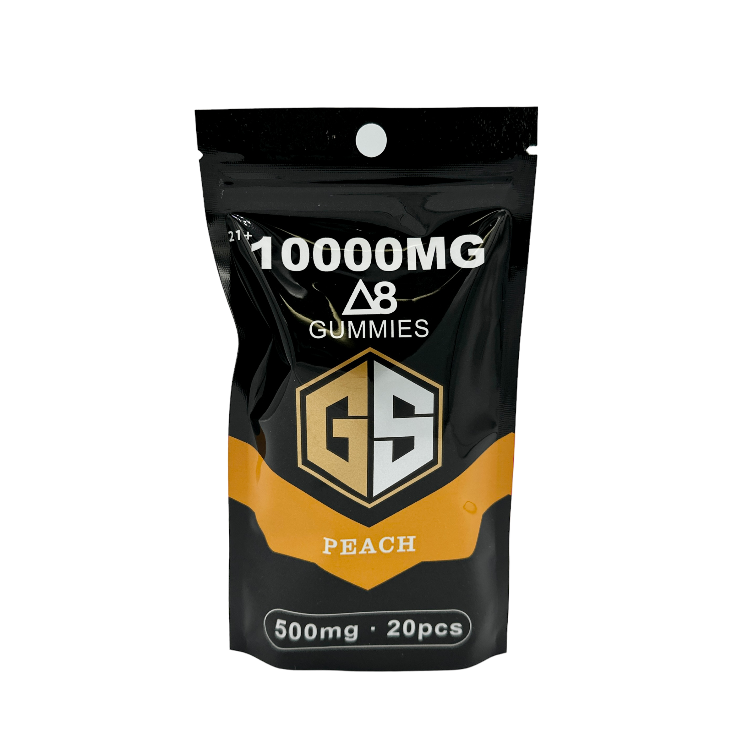 Gold Silver Delta 8 500mg Gummies (10,000mg Bag) - Triangle Hemp Wellness