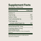 Sleepytime Advanced THC mood gummies bottle showing product label
