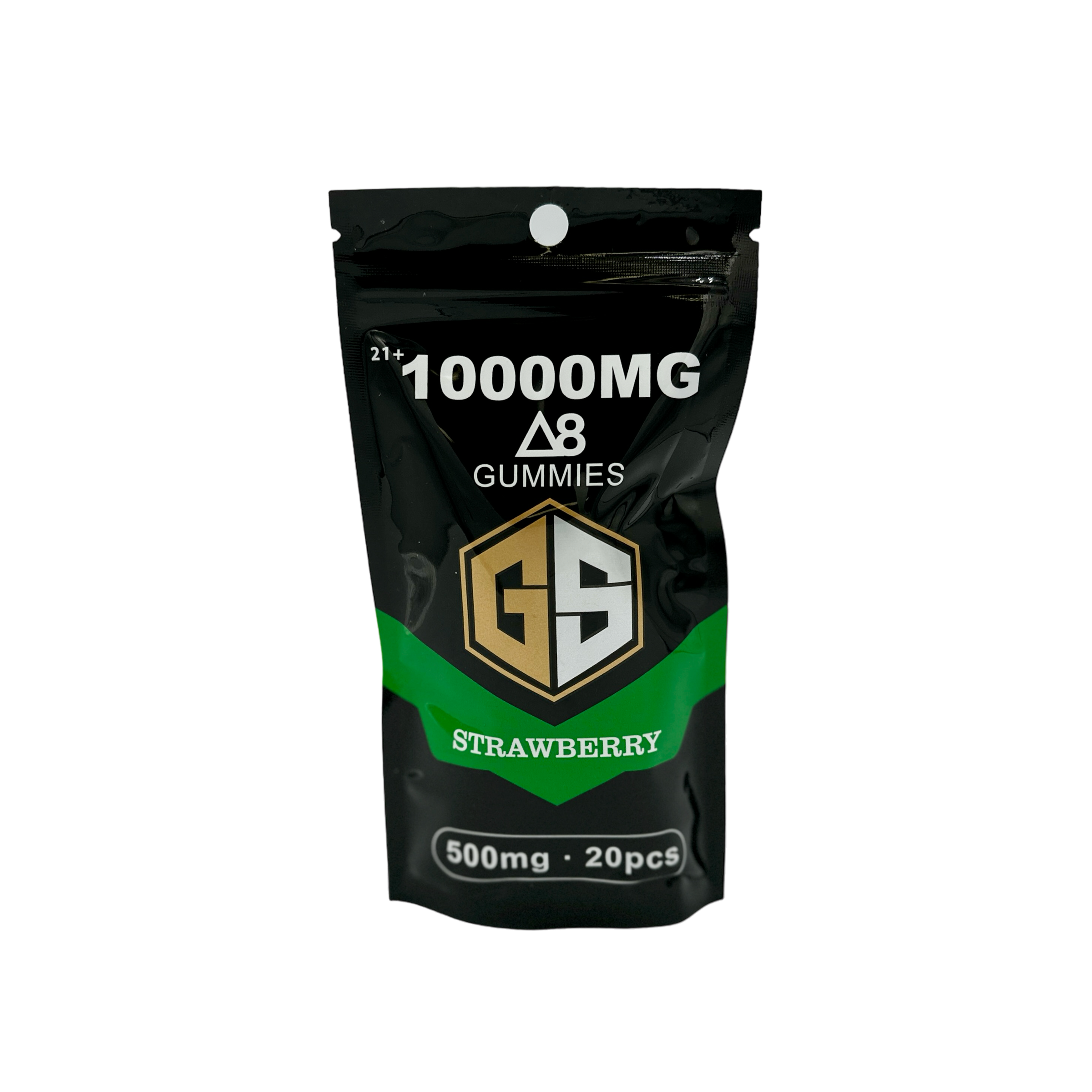 Gold Silver Delta 8 500mg Gummies (10,000mg Bag) - Triangle Hemp Wellness