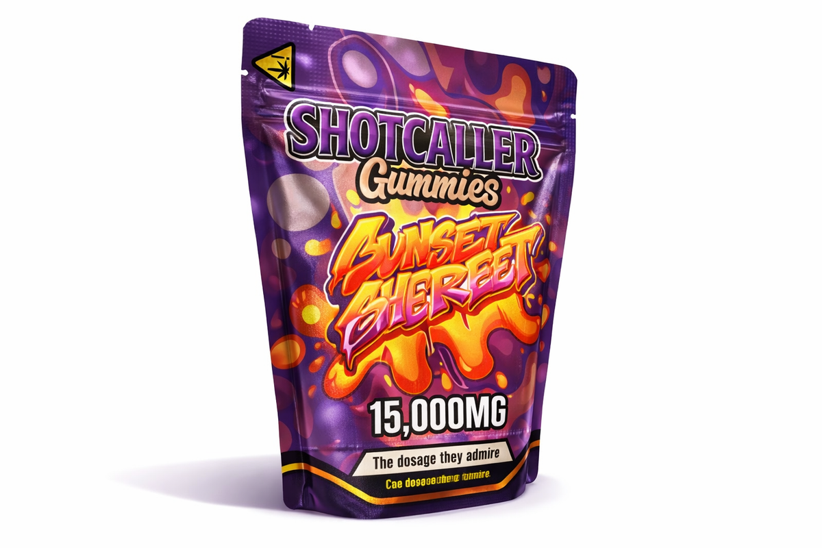Shotcaller 420 Blend Gummies 15,000mg – 1,500mg Per Gummy (10ct)