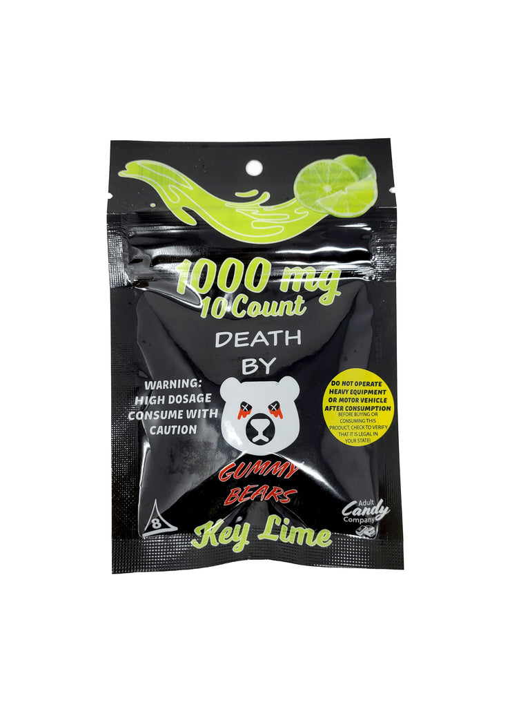 Death By Gummy Bears1000mg/10 gummies per pack Triangle Hemp Wellness