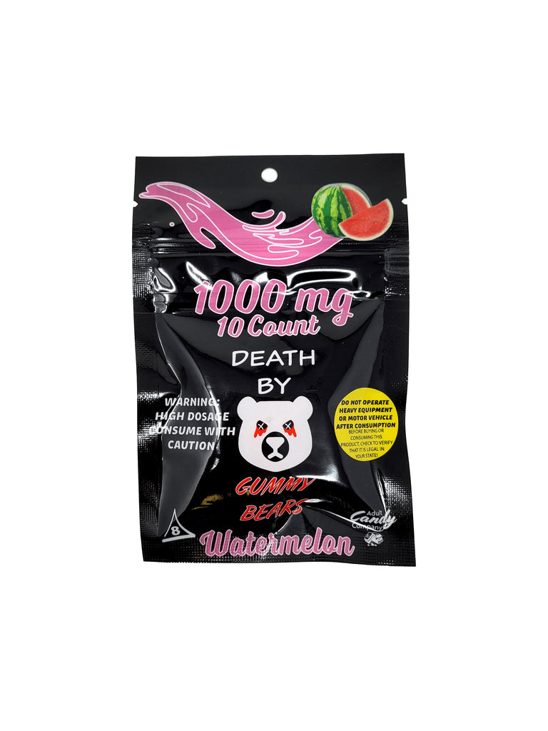Death By Gummy Bears1000mg/10 gummies per pack Triangle Hemp Wellness