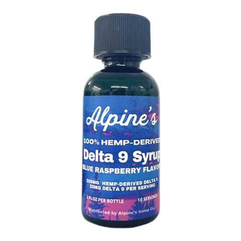 Alpine's Hemp-Derived Delta 9 Syrup 200mg, 2oz - Triangle Hemp Wellness
