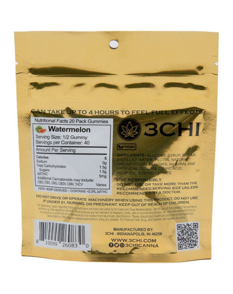 3 CH Delta 9 THC Gummies - Triangle Hemp Wellness