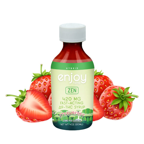 420 mg Fast-Acting Delta 9 THC Syrup - All Strains - Triangle Hemp Wellness
