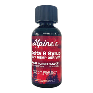 Alpine's Hemp-Derived Delta 9 Syrup 200mg, 2oz - Triangle Hemp Wellness