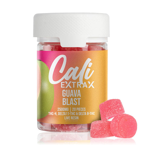 Cali Extrax 2500 Gummies THC-H, Delta-11 & Delta-8 - Triangle Hemp Wellness