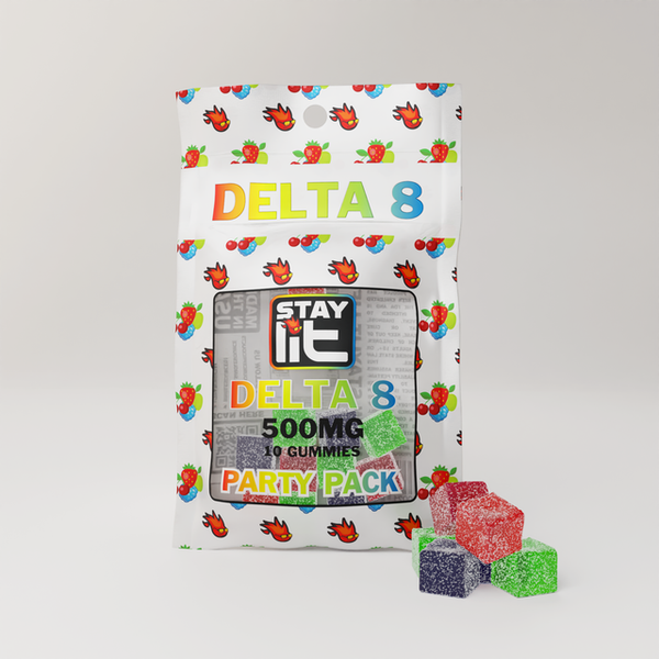 Staylit Delta 8 Infused Gummies 1000mg - Triangle Hemp Wellness
