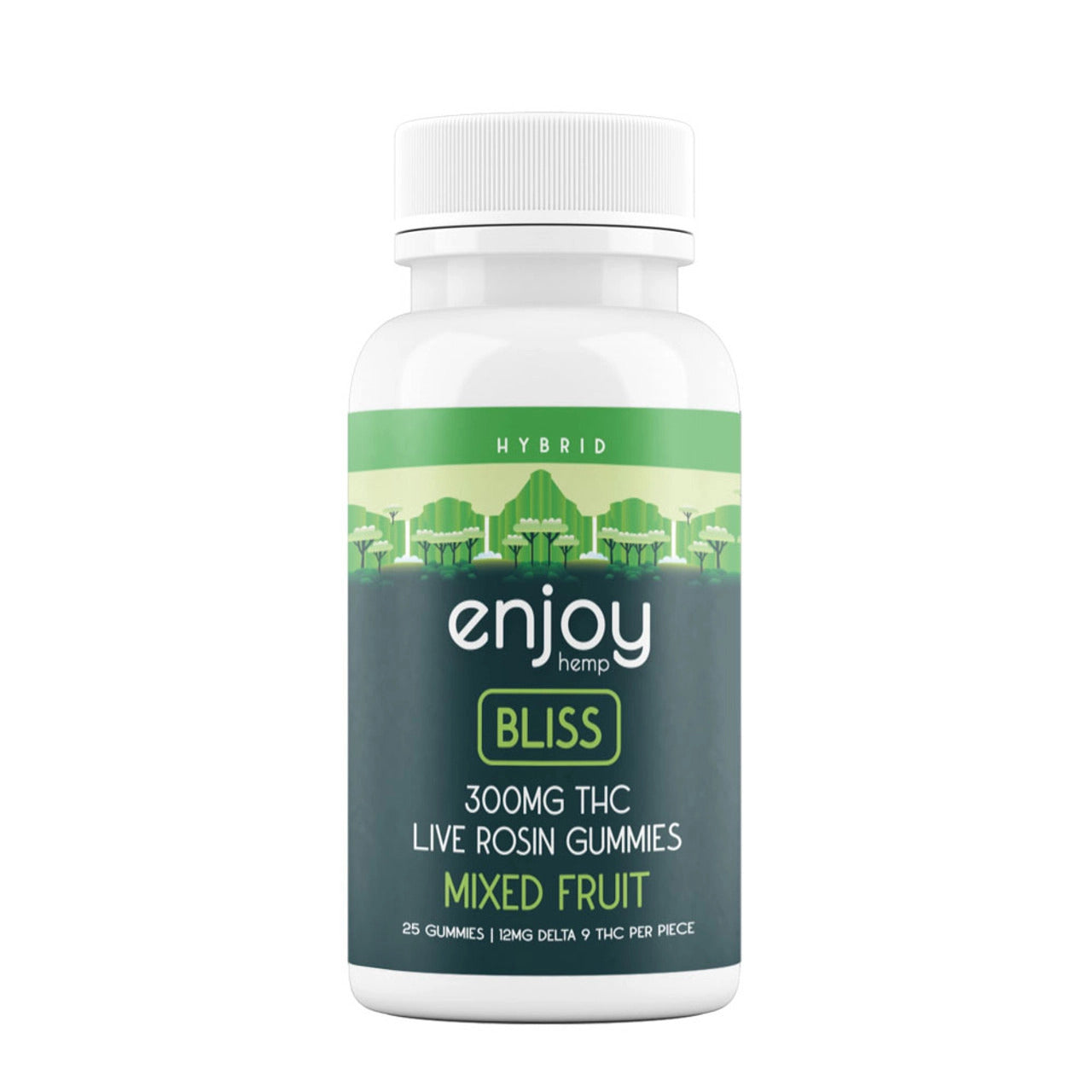 Enjoy Live Rosin 300 mg Delta 9 THC Mixed Fruit Gummies - Triangle Hemp Wellness