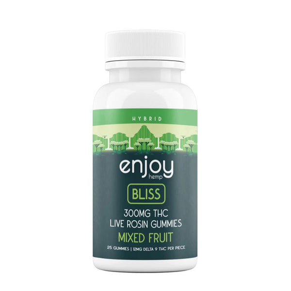 Enjoy Live Rosin 300 mg Delta 9 THC Mixed Fruit Gummies - Triangle Hemp Wellness