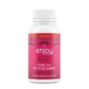 Enjoy Live Rosin 300 mg Delta 9 THC Mixed Fruit Gummies - Triangle Hemp Wellness