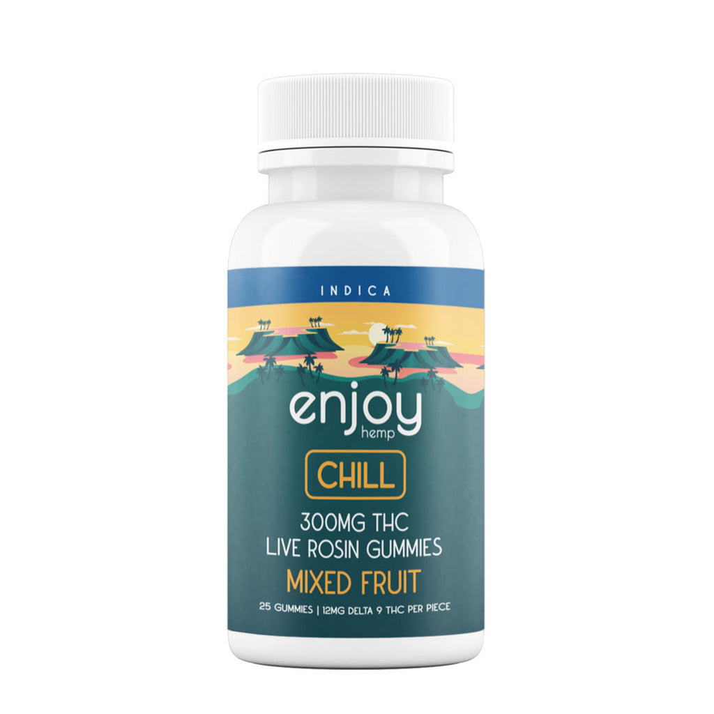 Enjoy Live Rosin 300 mg Delta 9 THC Mixed Fruit Gummies - Triangle Hemp Wellness