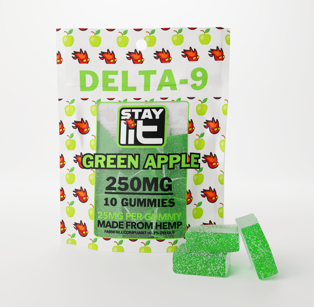 StayLit Delta 9 THC Gummy Cubes - Triangle Hemp Wellness