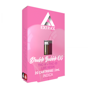 Double Bubble OG THCh THCjd Cartridge – Live Resin (2Gram) - Triangle Hemp Wellness