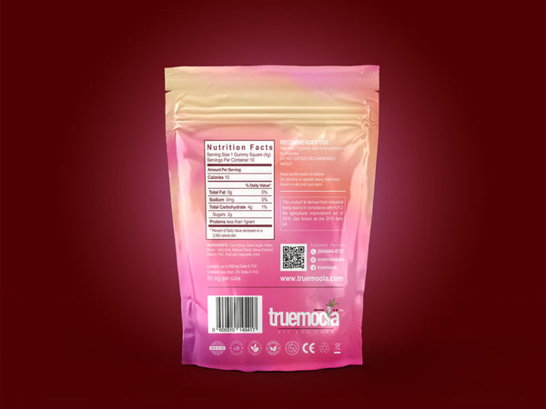 Truemoola Fun Cube Delta 8 THC Gummies –600mg - Triangle Hemp Wellness