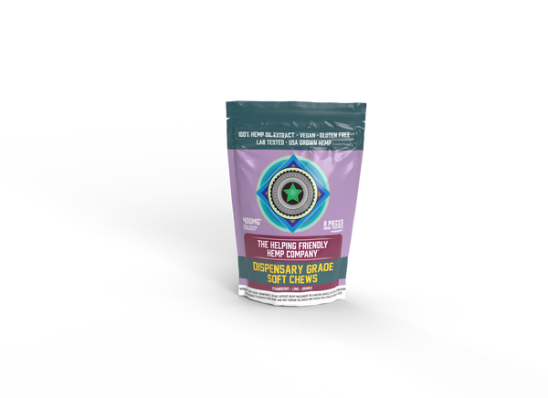 Helping Friendly Dispensary Grade Delta 9 THC + CBG 400mg - Triangle Hemp Wellness