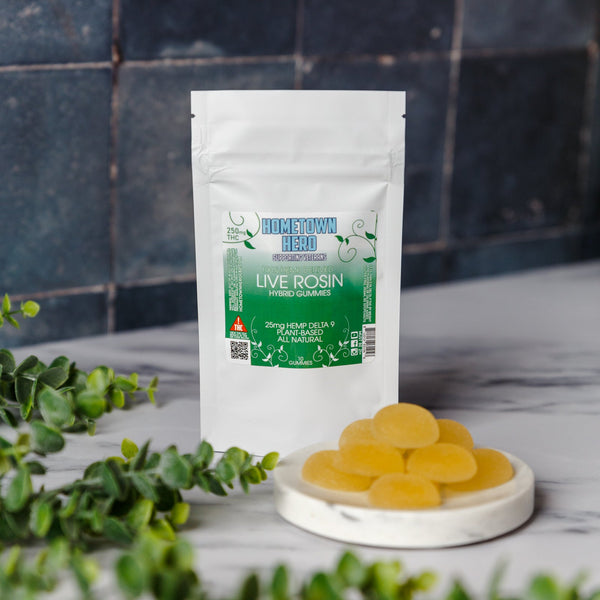 Delta-9 Live Rosin Gummies - Triangle Hemp Wellness