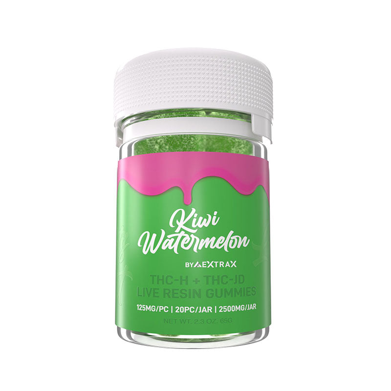 Delta Extrax THCh THCjd Gummies – Kiwi Watermelon 3500mg - Triangle Hemp Wellness