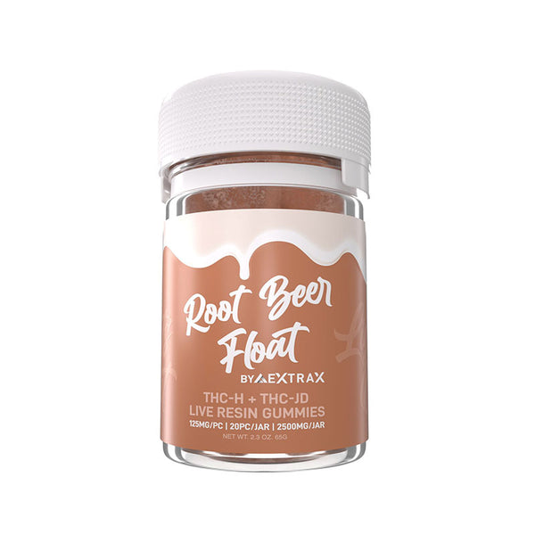 Delta Extrax THCh THCjd Gummies – Root Beer Float 3500mg - Triangle Hemp Wellness