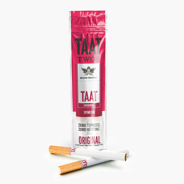 TAAT Hemp Cigarettes - Natural, Nicotine-Free, Tobacco-Free - - Triangle Hemp Wellness