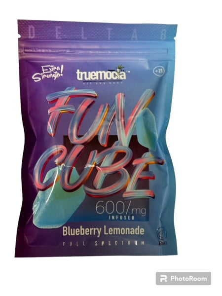 Truemoola Fun Cube Delta 8 THC Gummies –600mg - Triangle Hemp Wellness