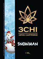 3 CHI Snowman Delta 8 1ml. Cartridge - Triangle Hemp Wellness