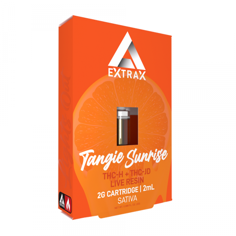 Tangie Sunrise THCh THCjd Cartridge – Live Resin (2Gram) - Triangle Hemp Wellness