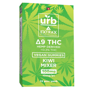 URB EFFEX Delta 9 Gummies-Kiwi Mixer - Triangle Hemp Wellness