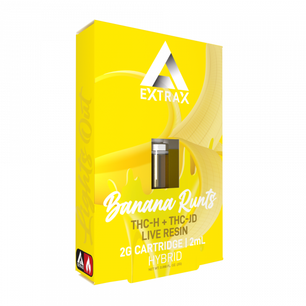 Banana Runtz THCh THCjd Cartridge – Live Resin (2Gram) - Triangle Hemp Wellness