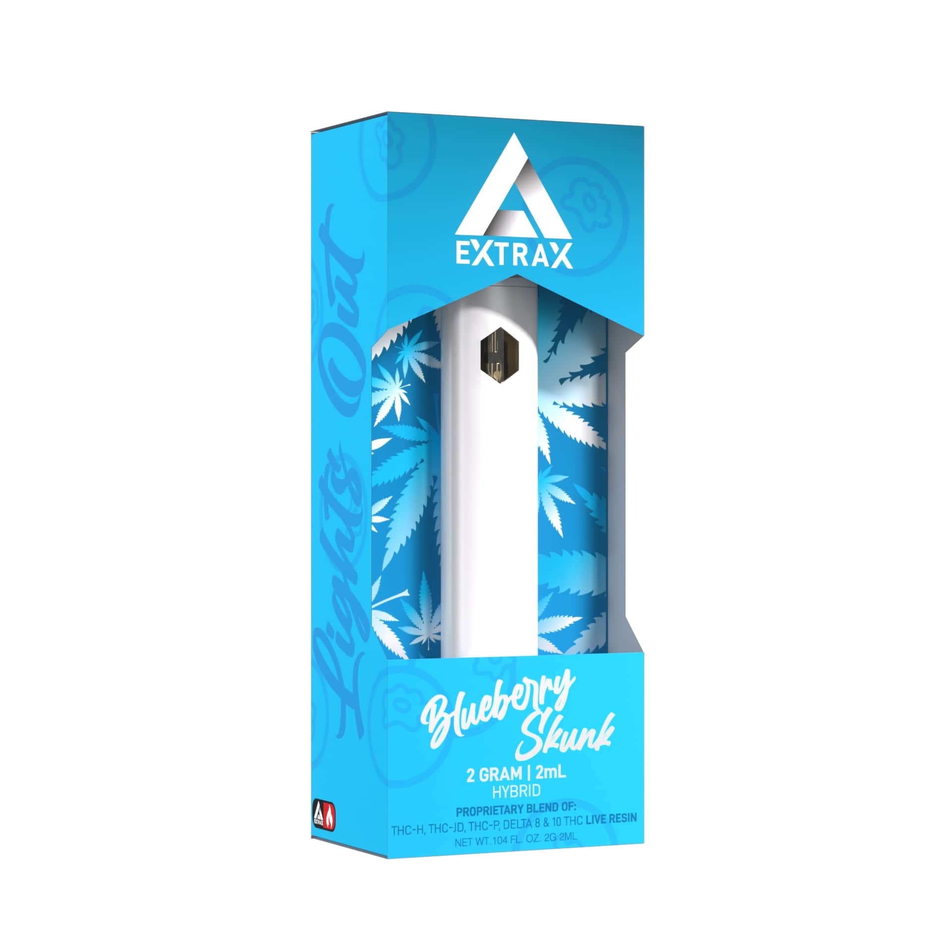 Blueberry Skunk THCh THCjd Disposable – Live Resin (2 Gram) - Triangle Hemp Wellness