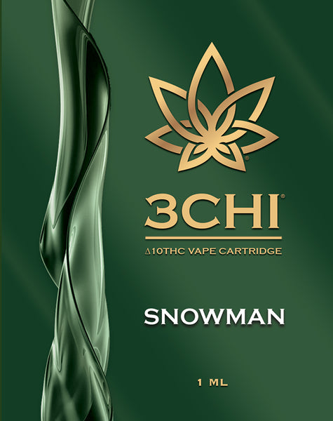 3 CHI Delta 10 Vape Cartridge - Triangle Hemp Wellness