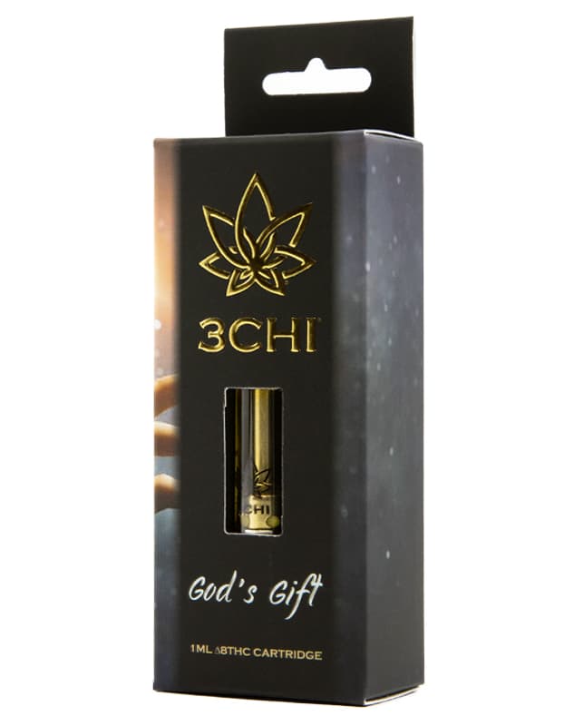 3Chi Delta 8 THC Vape Cartridge Gods Gift - Triangle Hemp Wellness