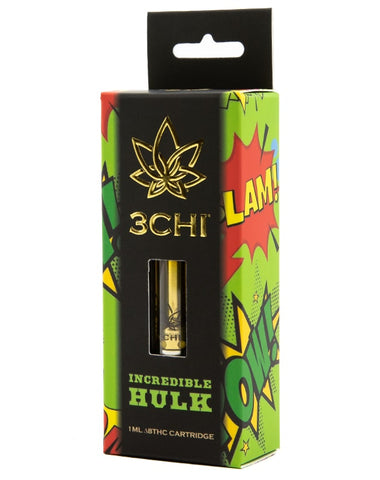 3 chi Delta 8 1ml Vape Cartridge 1000mg-Incredible Hulk - Triangle Hemp Wellness