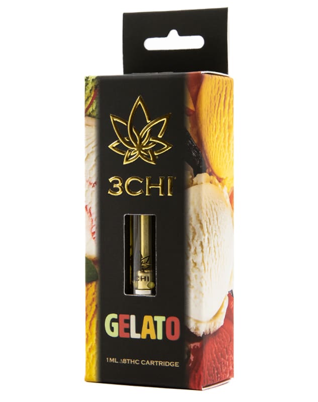 3Chi Delta 8 Vape Cartridge | Gelato - Triangle Hemp Wellness