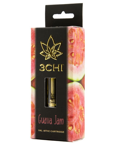 3Chi Delta 8 THC Vape Cartridge Guava Jam - Triangle Hemp Wellness