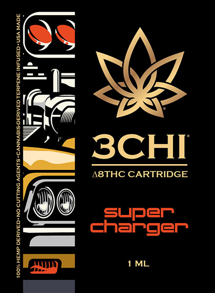 3 CHI Delta 8 THC Vape Cartridge Super Charger (CDT) 1 ML - Triangle Hemp Wellness