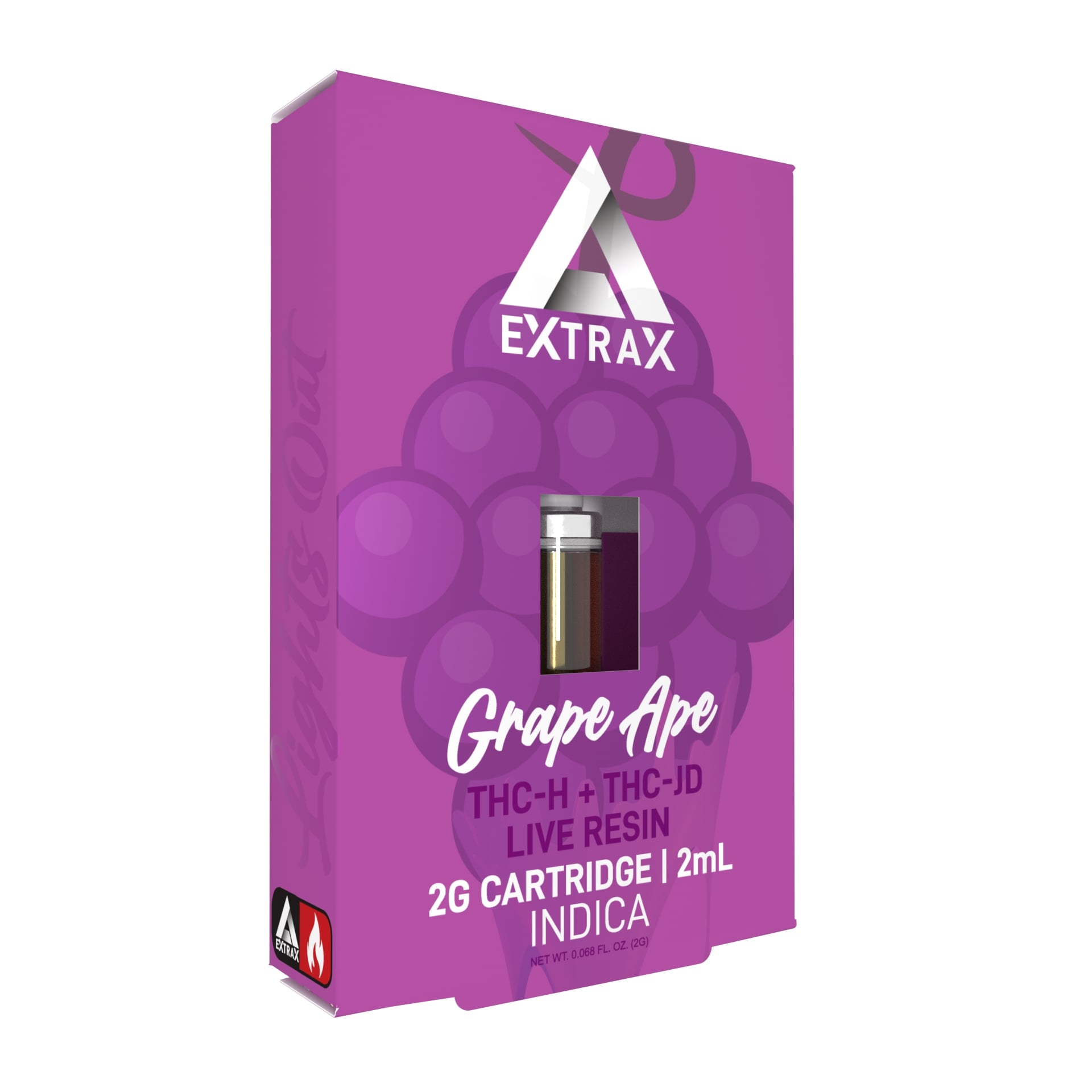 Grape Ape THCh THCjd Live Resin Cartridge – Live Resin (2Gram) - Triangle Hemp Wellness