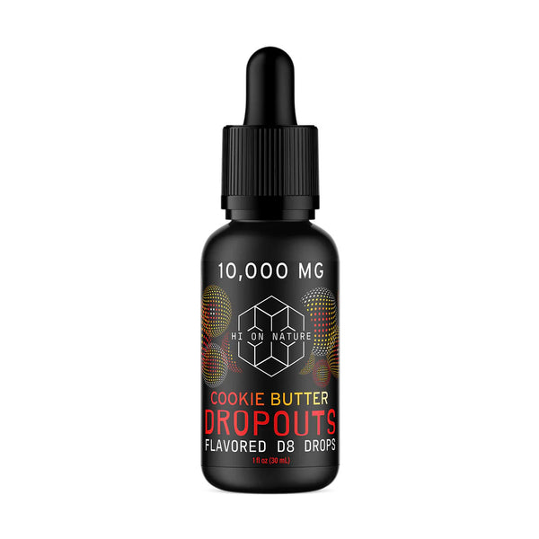 10,000mg DELTA 8 DROPOUTS- COOKIE BUTTER -Hi on Nature - Triangle Hemp Wellness