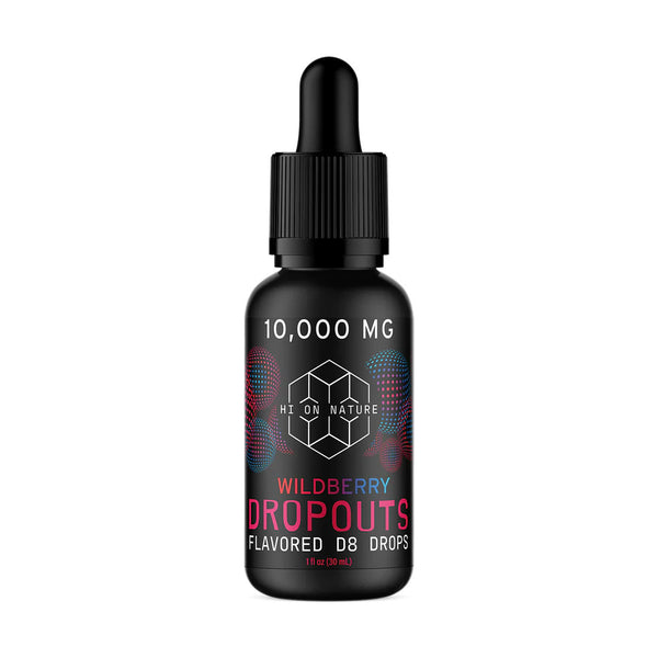 10,000mg DELTA 8 DROPOUTS- COOKIE BUTTER -Hi on Nature - Triangle Hemp Wellness