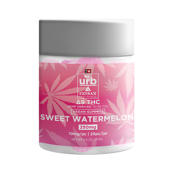 URB x Extrax Delta 9 THC Gummy Jars - Triangle Hemp Wellness