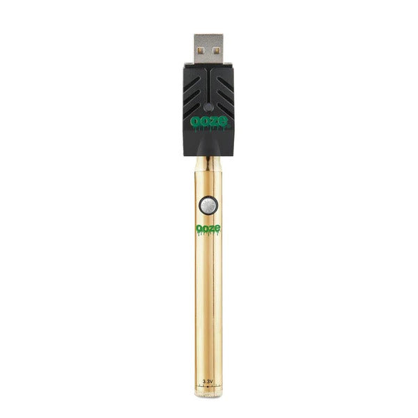 Ooze Twist Slim Pen - 320 MAh Flex Temp Battery - Lucky Gold - Triangle Hemp Wellness